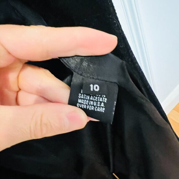 Marvin Richards Penny Lane Coat with Mongolian Lamb Fur Trim, size 10 - Picture 15 of 16